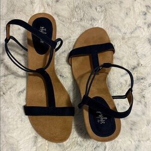 Style & Co. Black and Tan Women's Sandals